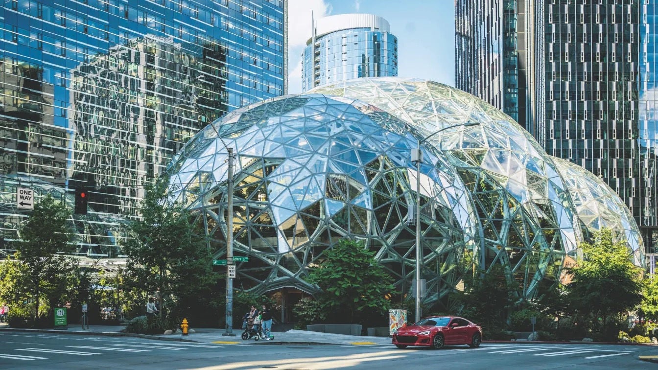 The Spheres in Seattle, Washington